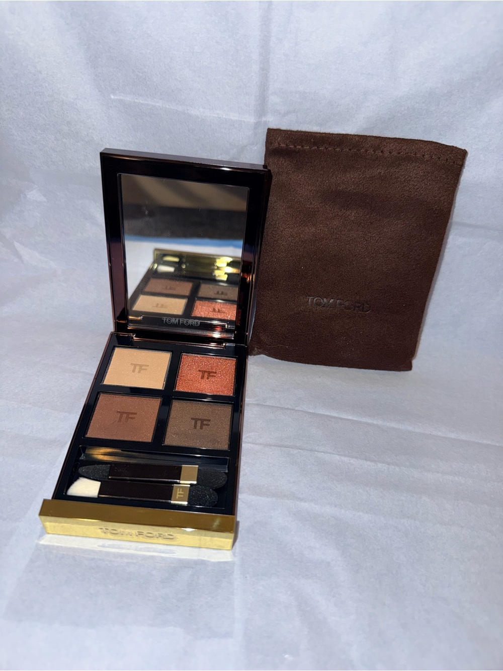 Tom Ford Four-Color Eyeshadow Palette — Peach, Copper, Brown, Bronze
